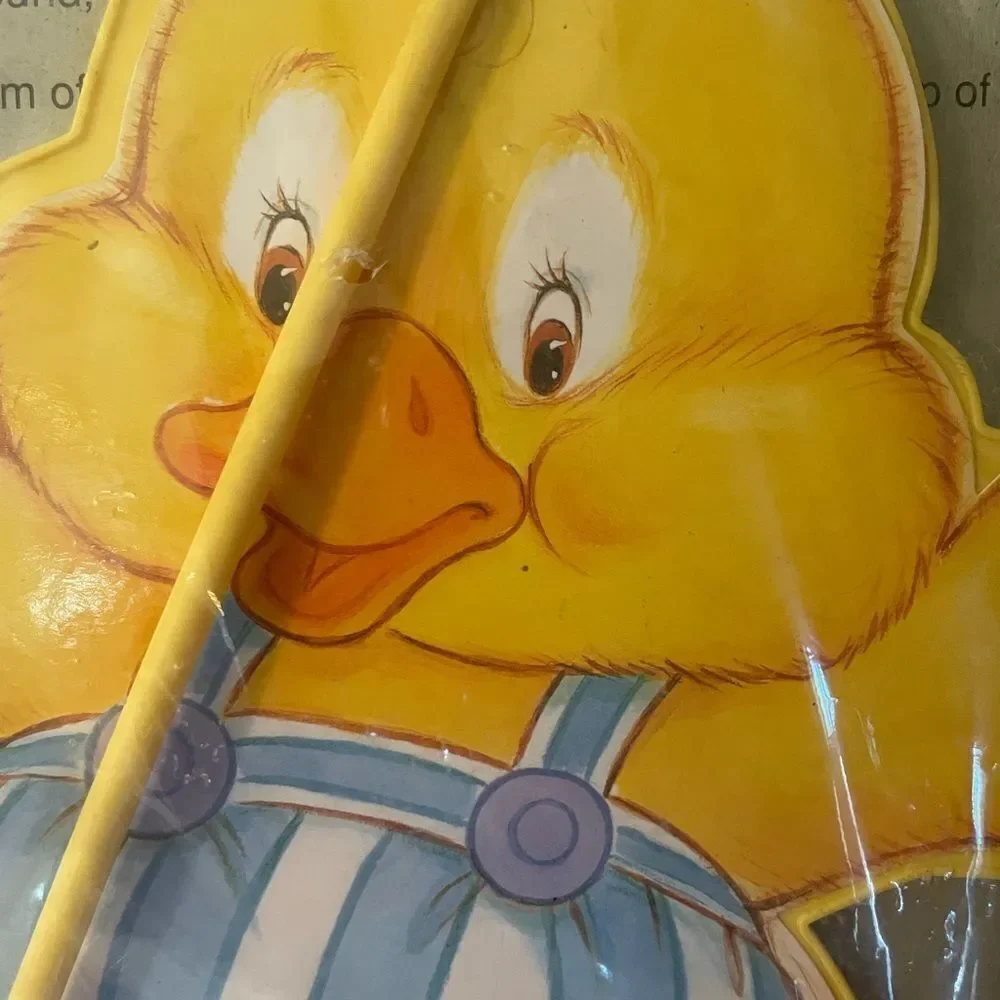 Feathers and Bloomer Bunny Forget Me Not Pinwheel Vintage Easter Yard Art Set/2!